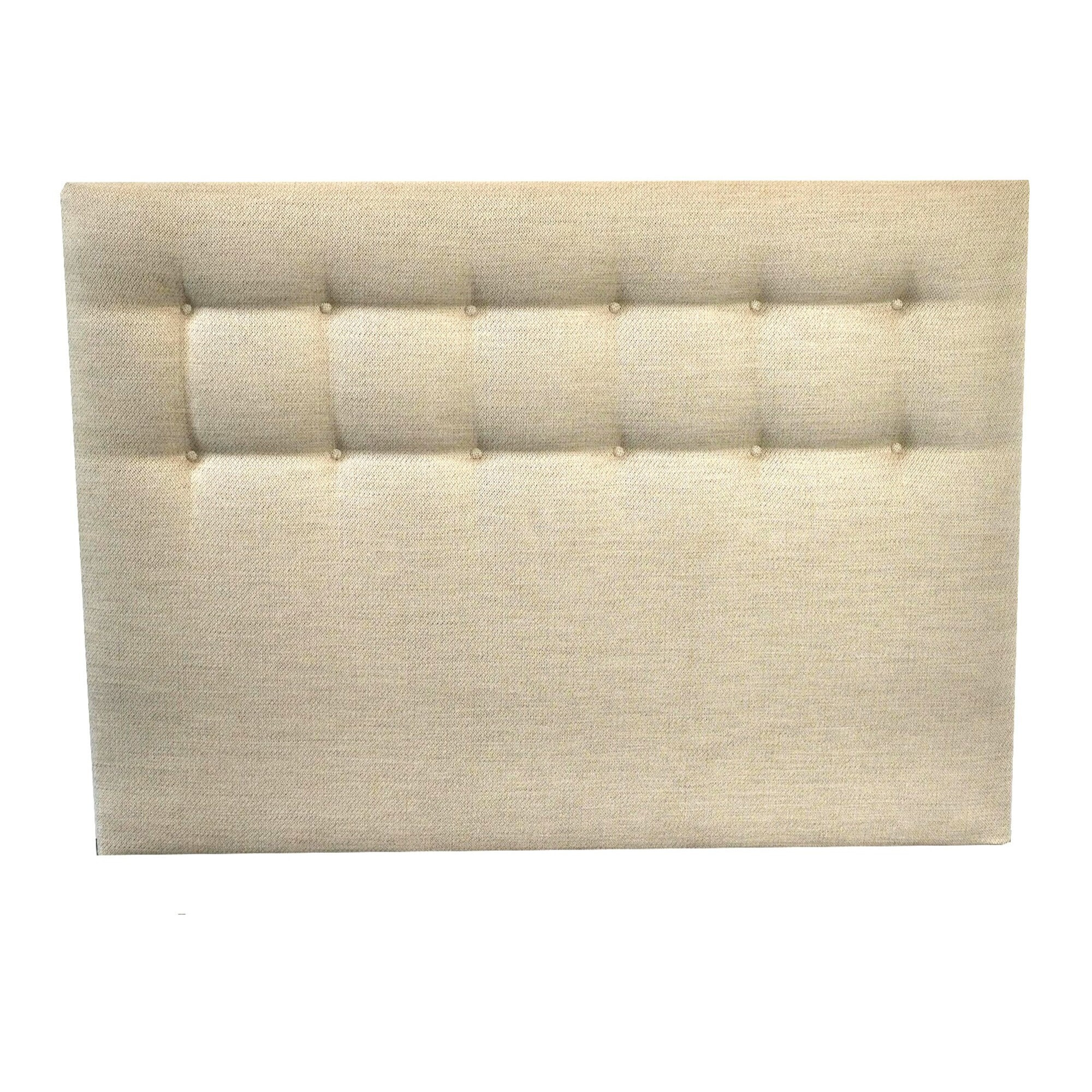 Tête de lit capitonnée SYMBIOSE beige
