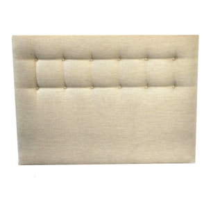 Tête de lit capitonnée SYMBIOSE beige