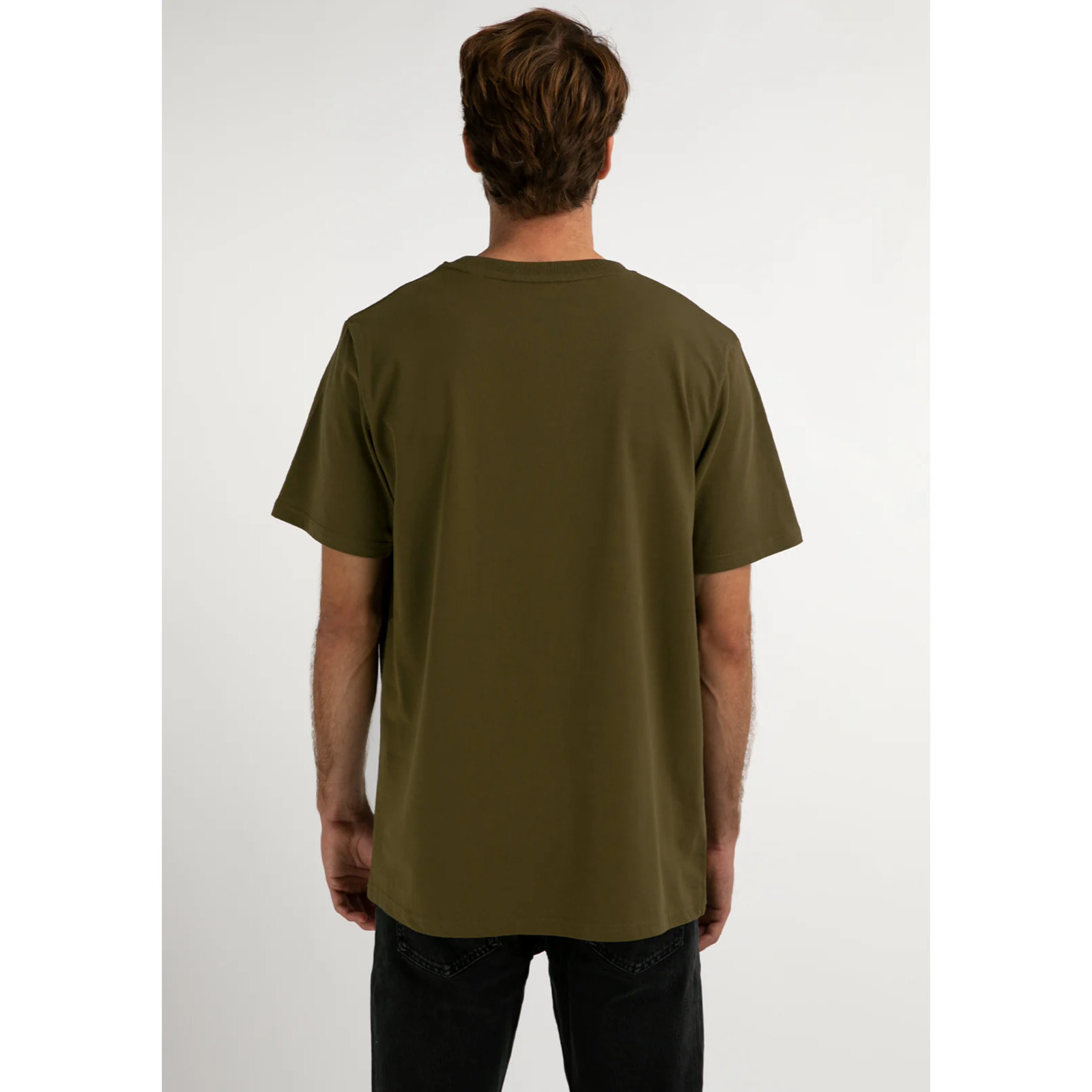 Camiseta Básica Logo Flag  Khaki D.Franklin
