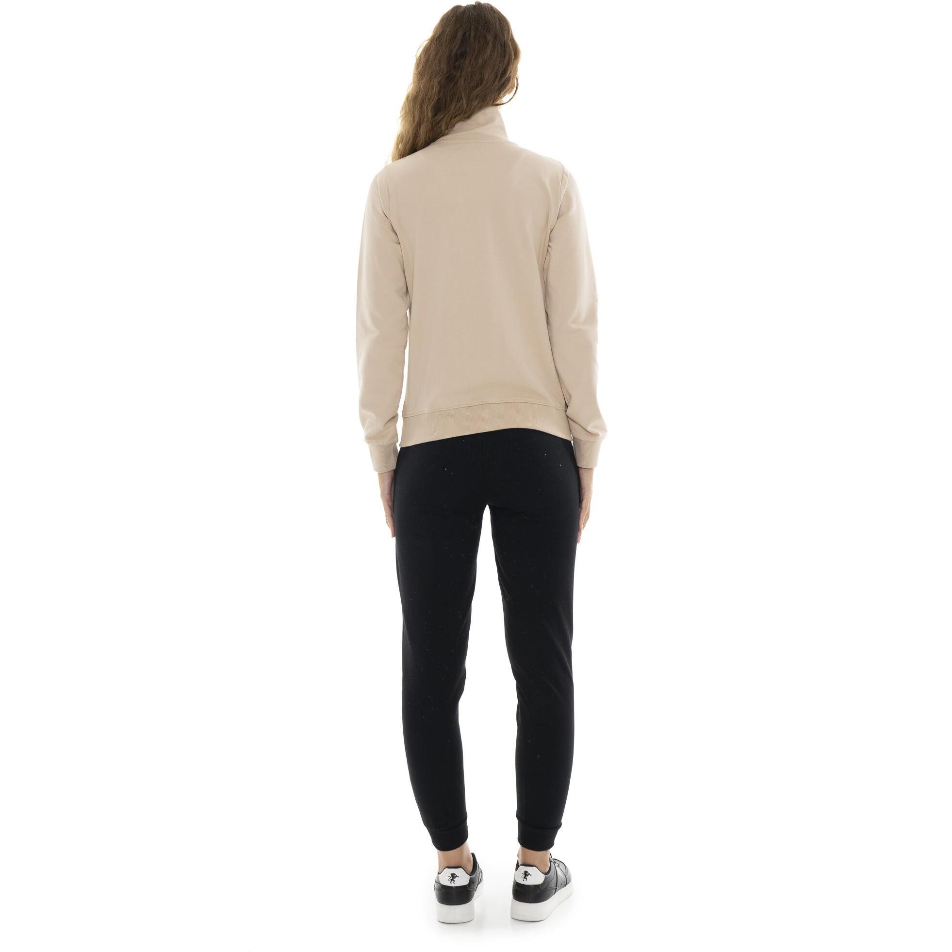Chándal de mujer de invierno con cuello y cremallera "Plata"