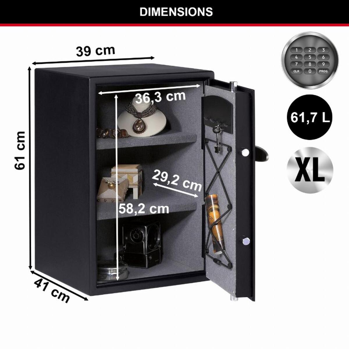 Coffre-fort MASTERLOCK Combinaison électronique - 61.7L - T6-331ML