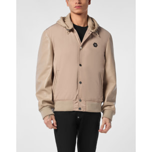 PHILIPP PLEIN Bomber de cuero &AMP