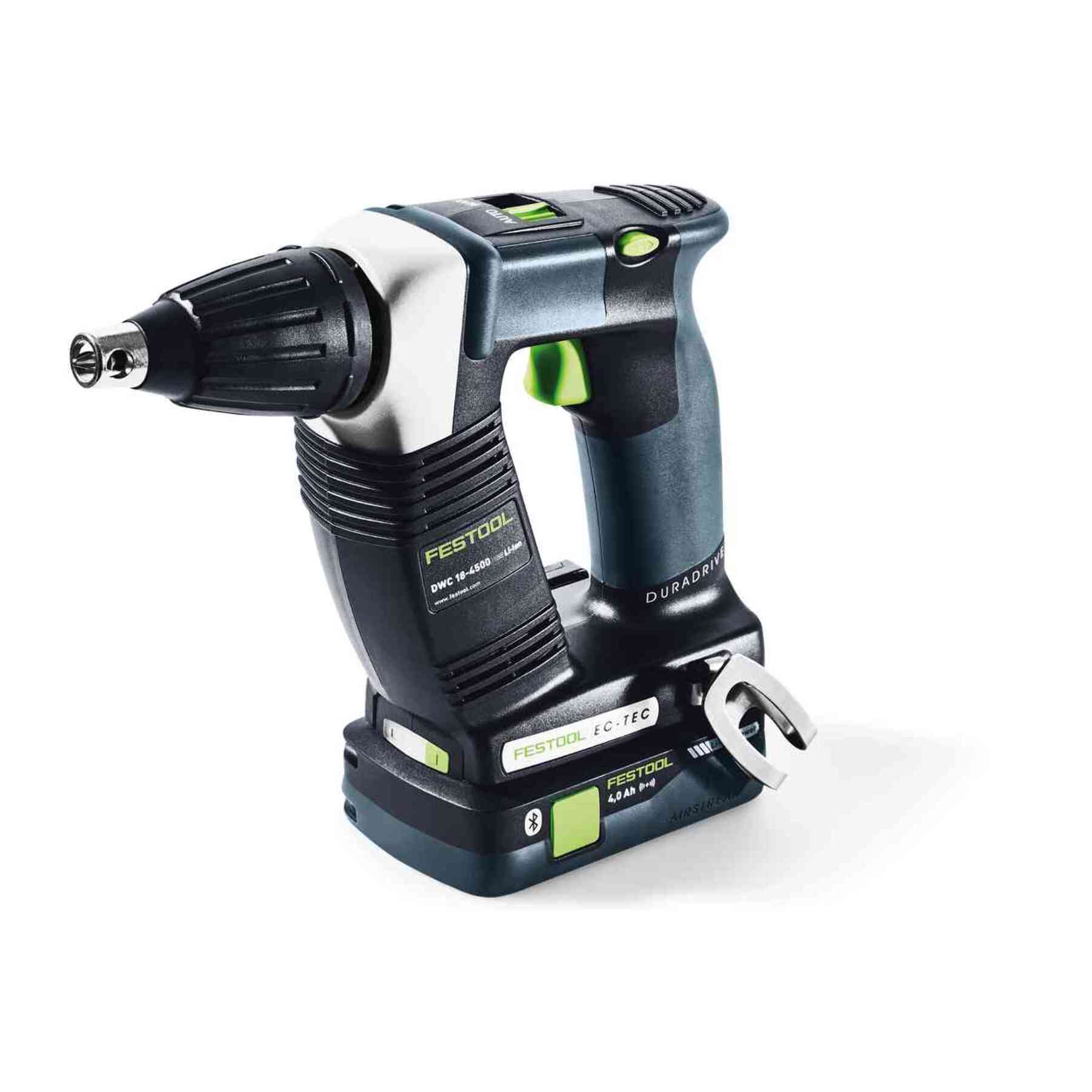 Visseuse sans fil pour plaquiste DURADRIVE DWC 18-4500 HPC 4,0 I-Plus - FESTOOL - avec 2 Batteries 18V 4.0 Ah, chargeur - accessoires - SYSTAINER - 576502