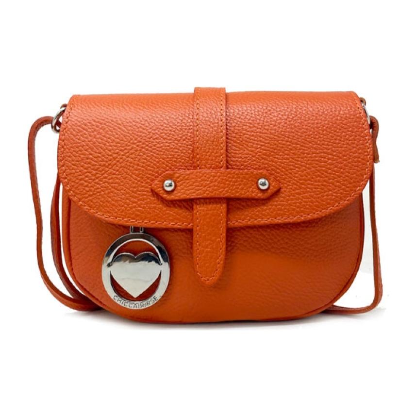 Chicca Borse Tracollina Clutch Papaya