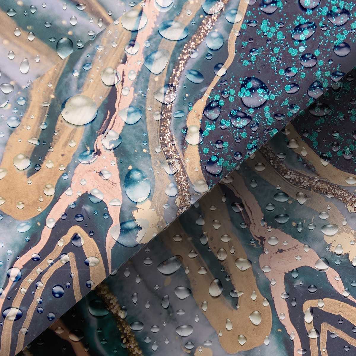 Sticker crédence adhésive - ÉMERAUDE - 60x100cm