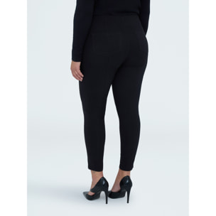 Fiorella Rubino - Pantalones Jeggings con elástico en la cintura - Negro