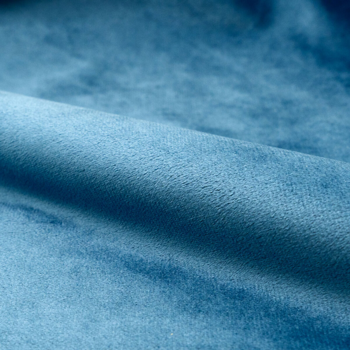Pack 4 chaises en velours bleu foncé et bleu - Cozy