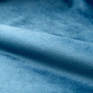 Pack 4 chaises en velours bleu foncé et bleu - Cozy