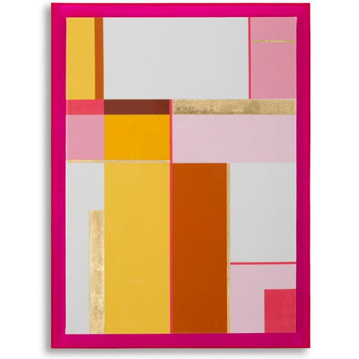 STAMPA SU TELA LACCATTO ACRYLIC C/CORNICE -B- CM 60X3,3X80