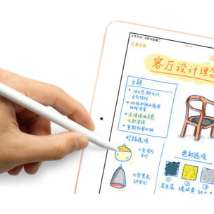 Repuesto de punta 2B tacto suave para iPad de generación 1 y 2. Contiene 2 unidades.