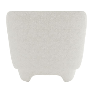 NOA - Fauteuil en laine bouclée écrue