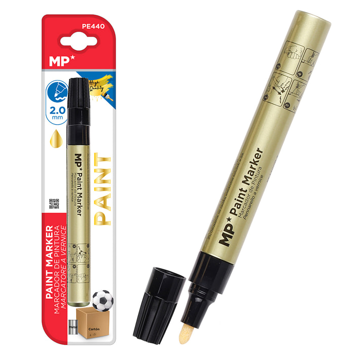 PACK 12 MARCADORES DE PINTURA ORO