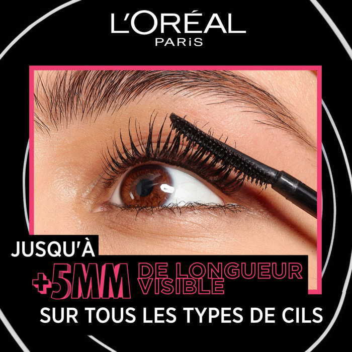 L'Oréal Paris Mascara Telescopic Lift - lot de 2 - Noir et Extra Noir