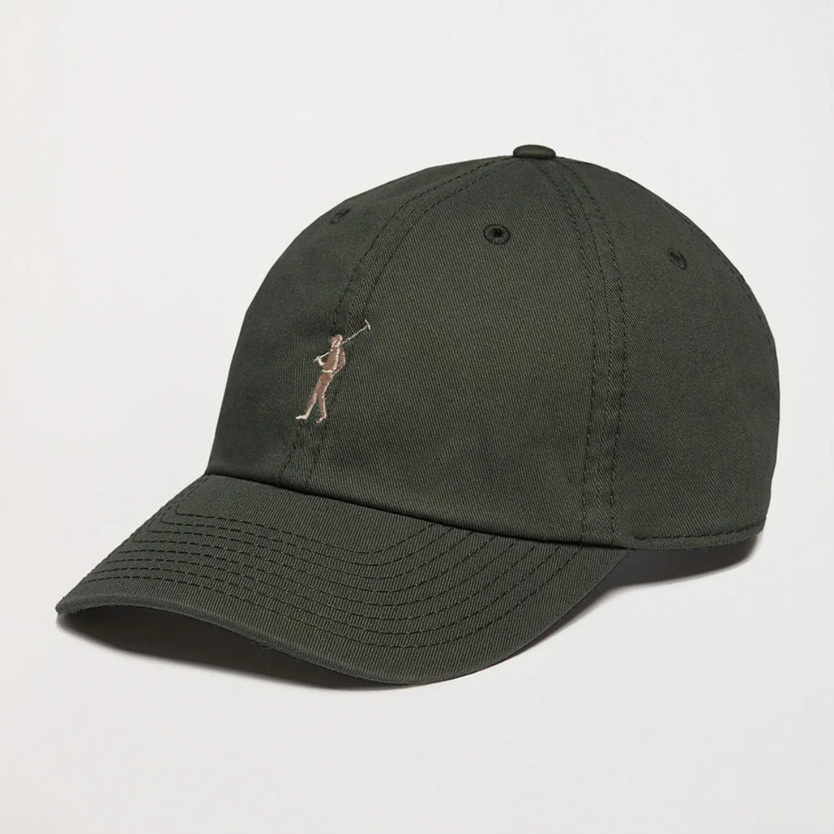 Cappellino verde oliva con logo ricamato Rigby Go
