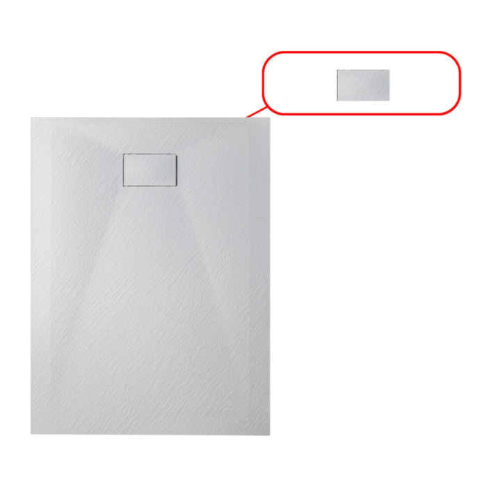 Essential cache bonde pour receveur de douche, blanc (CERAESW)