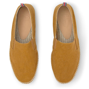 Alpargata slip-on plana Joel en algodón orgánico lavado