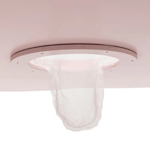 Table enfant "Ally" rose 51x51x40cm