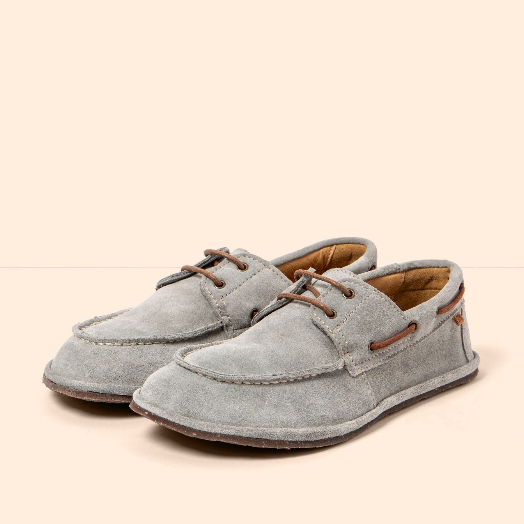 Zapatos N5675 SILK SUEDE BLUE/ BARE color Blue