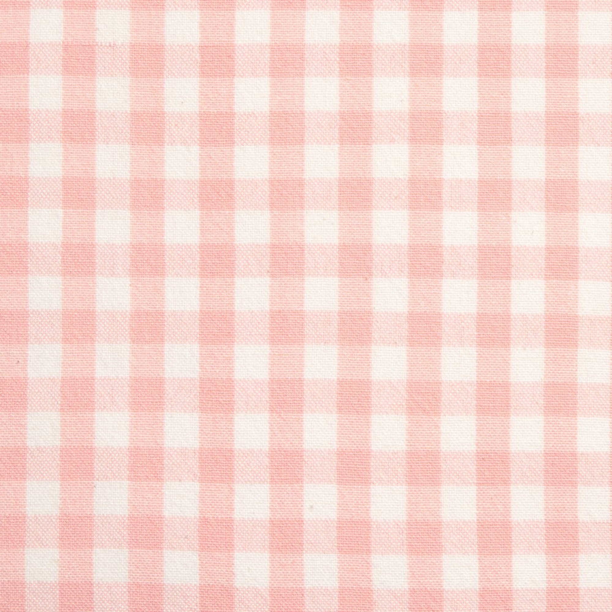 Funda de cojín algodón cuadros vichy Kimivu color rosa 100% Algodón