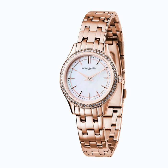 Reloj Pierre Cardin CF.0611.SC.RG Mujer Analogico Cuarzo con Correa de Acero inoxidable