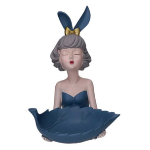 Svuotatasche Donna in resina blu cm24x26h32