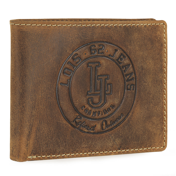 Cartera Hombre Piel Lois Brock Marron