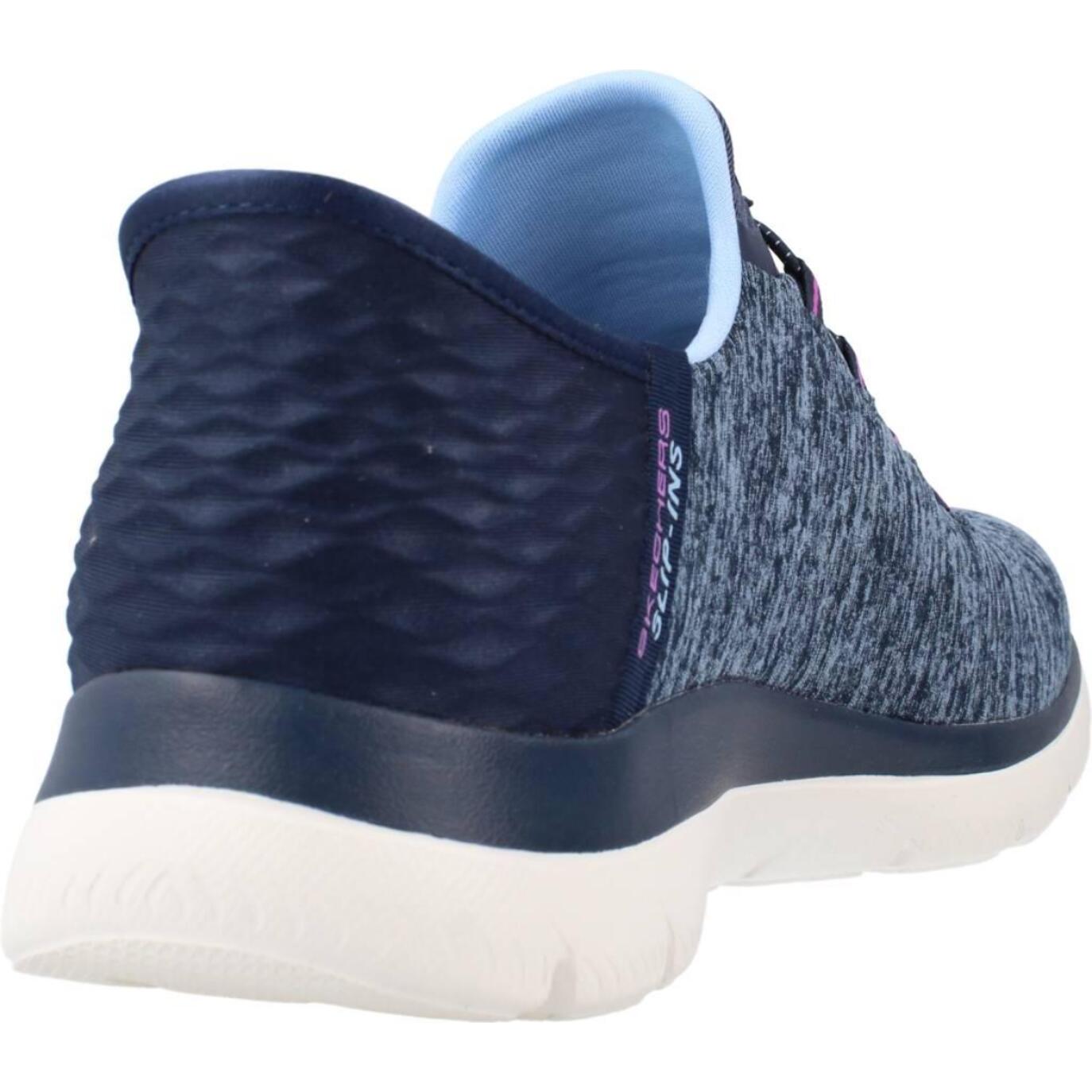 Sneakers De  Mujer Slip-ins: Summits- Dazzling Haze Azul