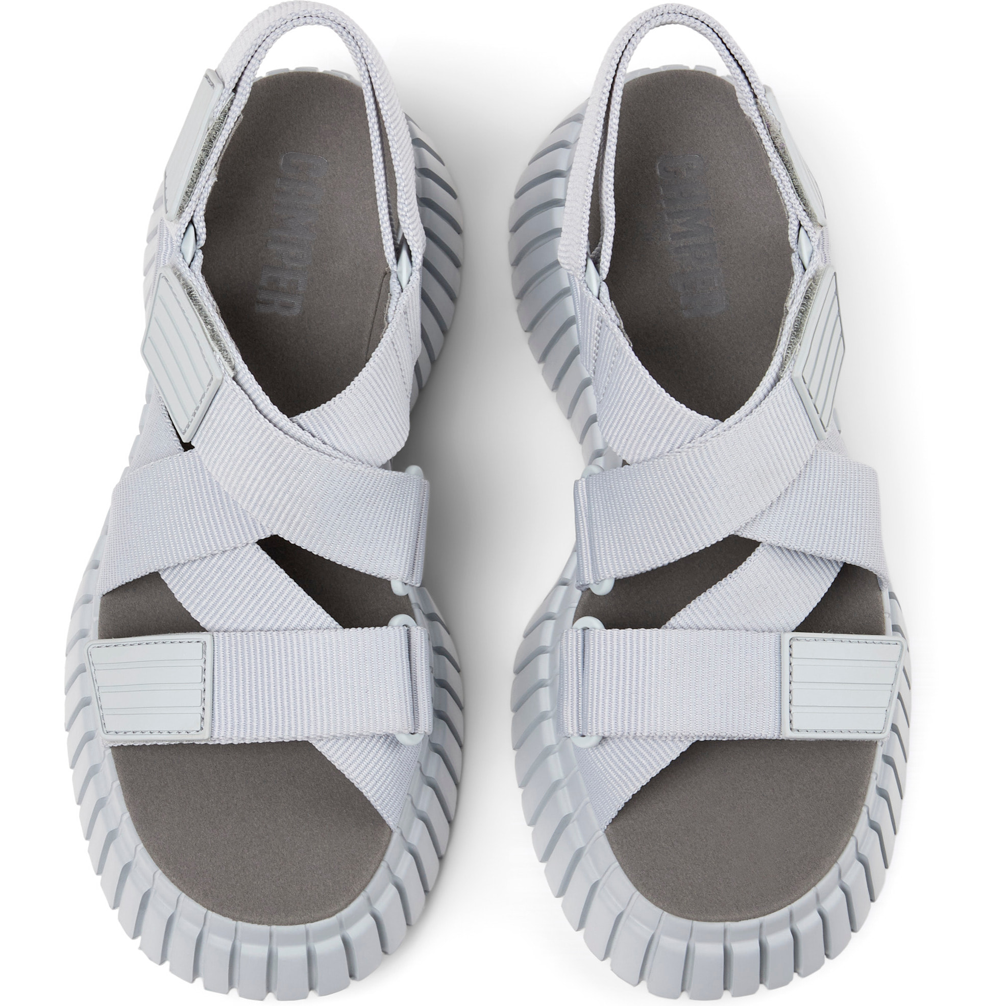 Sandalias - CAMPER BCN - Gris - Textil técnico (poliéster reciclado)
