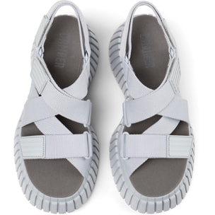 Sandalias - CAMPER BCN - Gris - Textil técnico (poliéster reciclado)