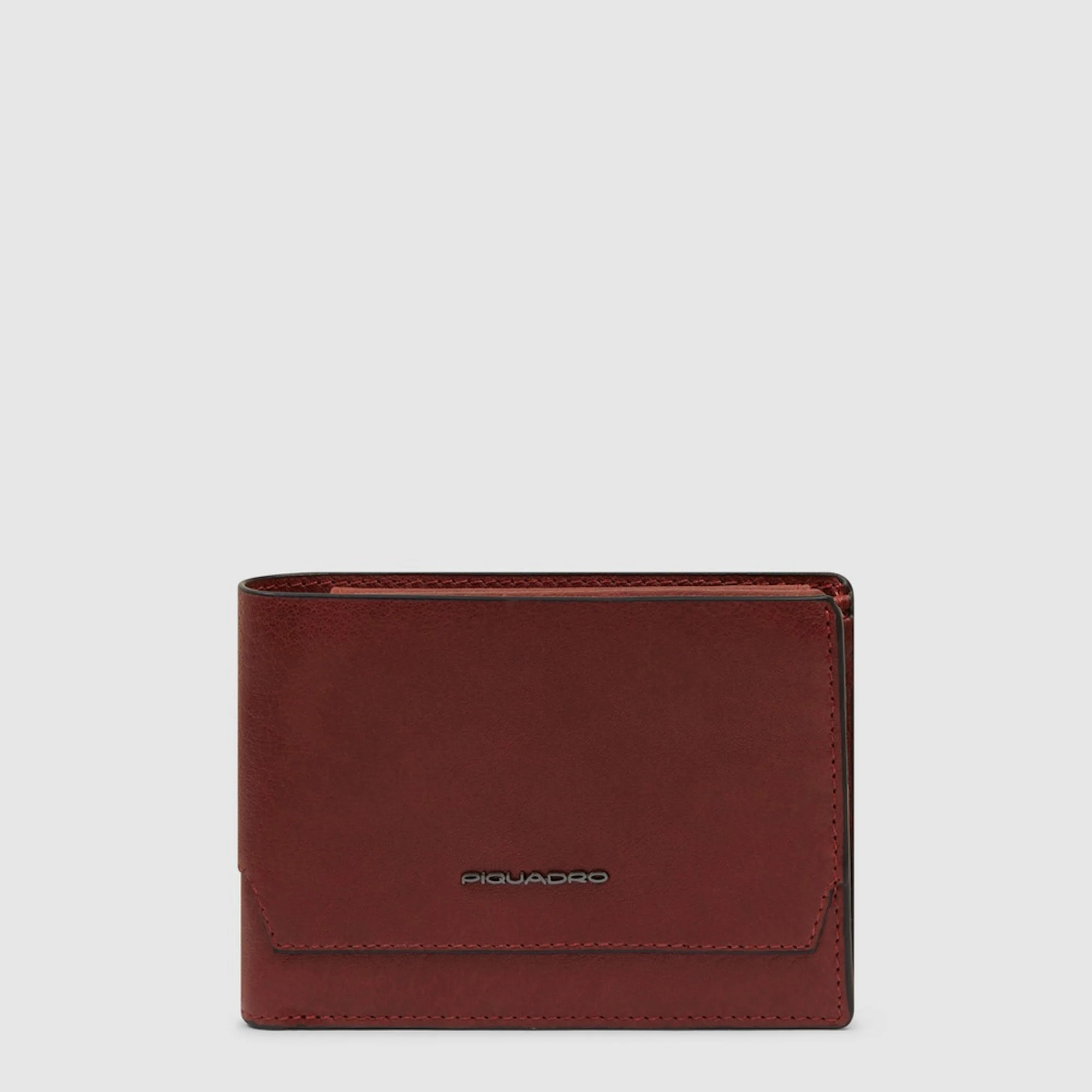 Piquadro Portafogli con porta documenti, portamonete e porta carte di credito con protezione RFID