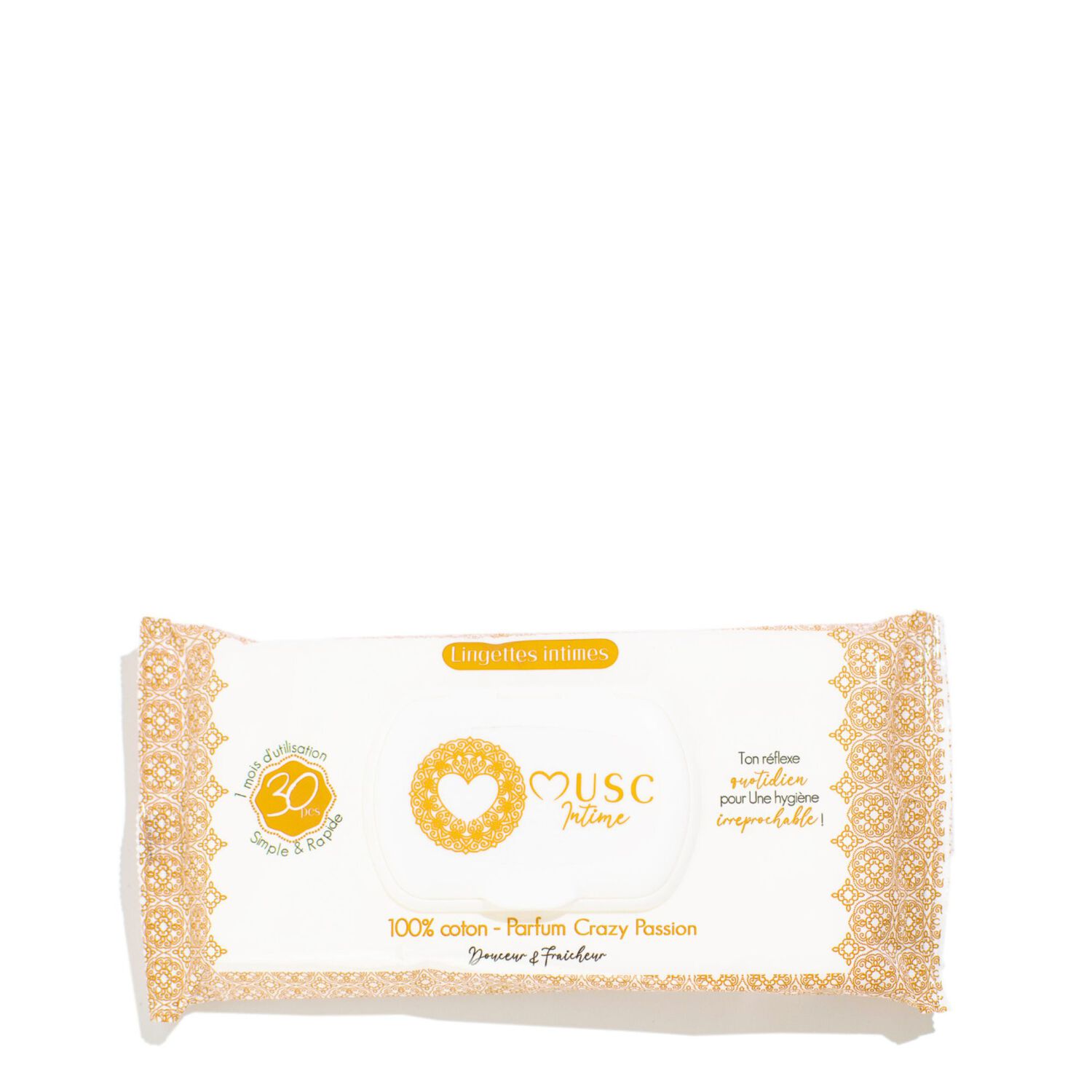 Crazy Passion - Lingettes Intimes 30 unités