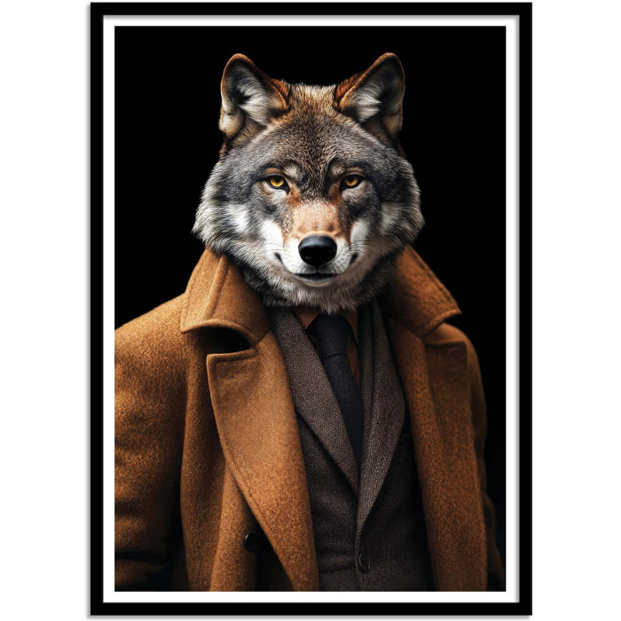 Affiche - Wolf Wild Suits - Philippe Hugonnard