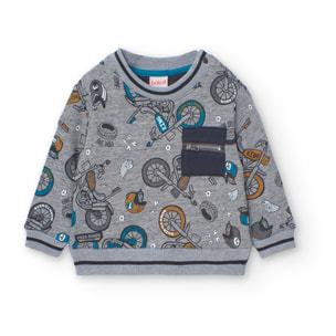 Sudadera felpa estampada de bebé -BCI