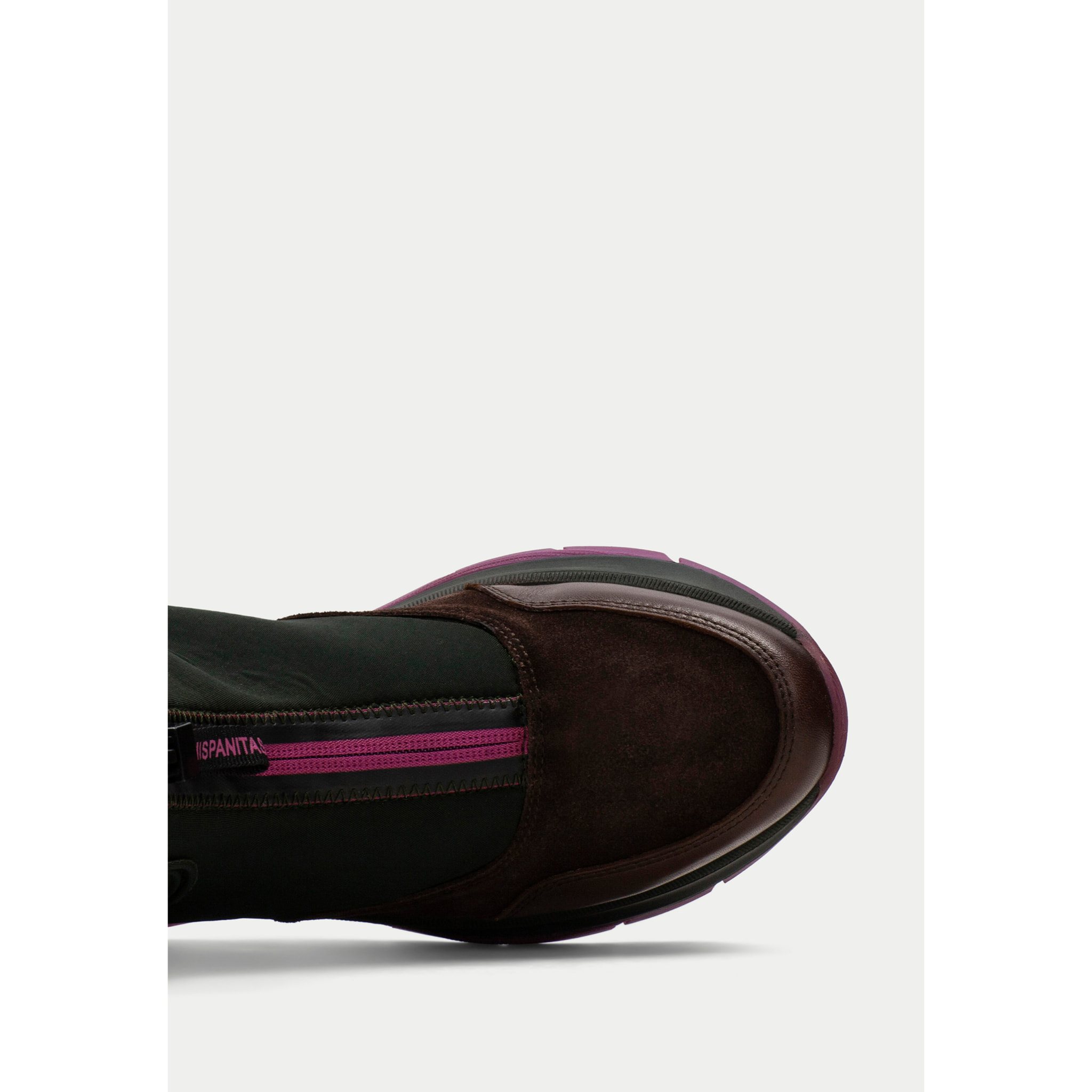 Botin sport Alaska Verde marrón magenta 4,5 cm