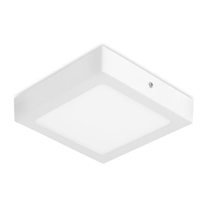 Forlight Easy Square Surface downlight cuadrado con luz blanco frío 6000K en color blanco