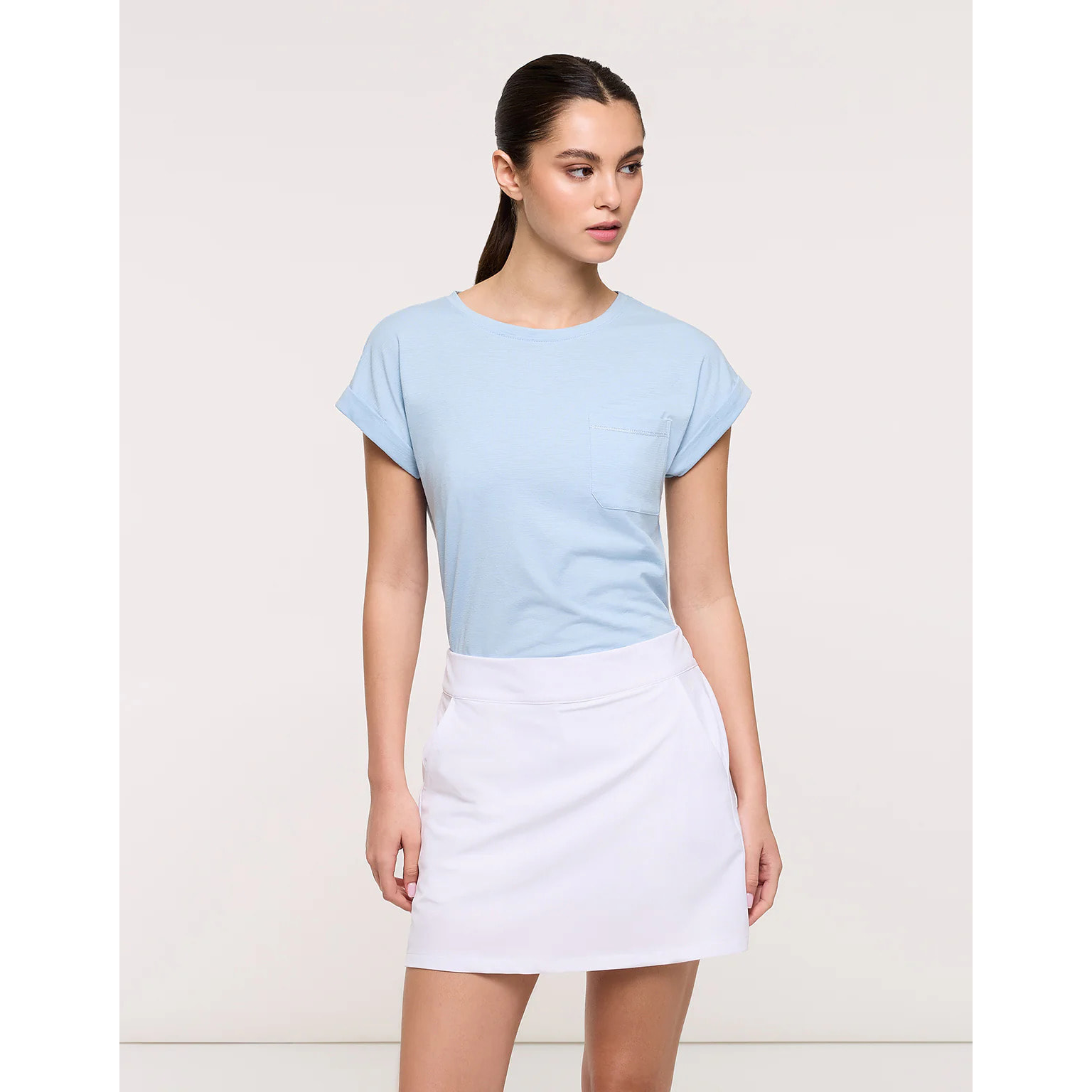 Falda Mini Deportiva Blanco - Fabort