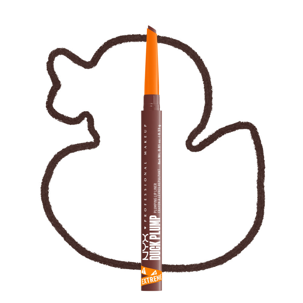 NYX Professional Makeup Duck Plump Plumping Lip Liner, crayon à lèvres, jusqu'à 10h de tenue, fini mat, Beige Boost