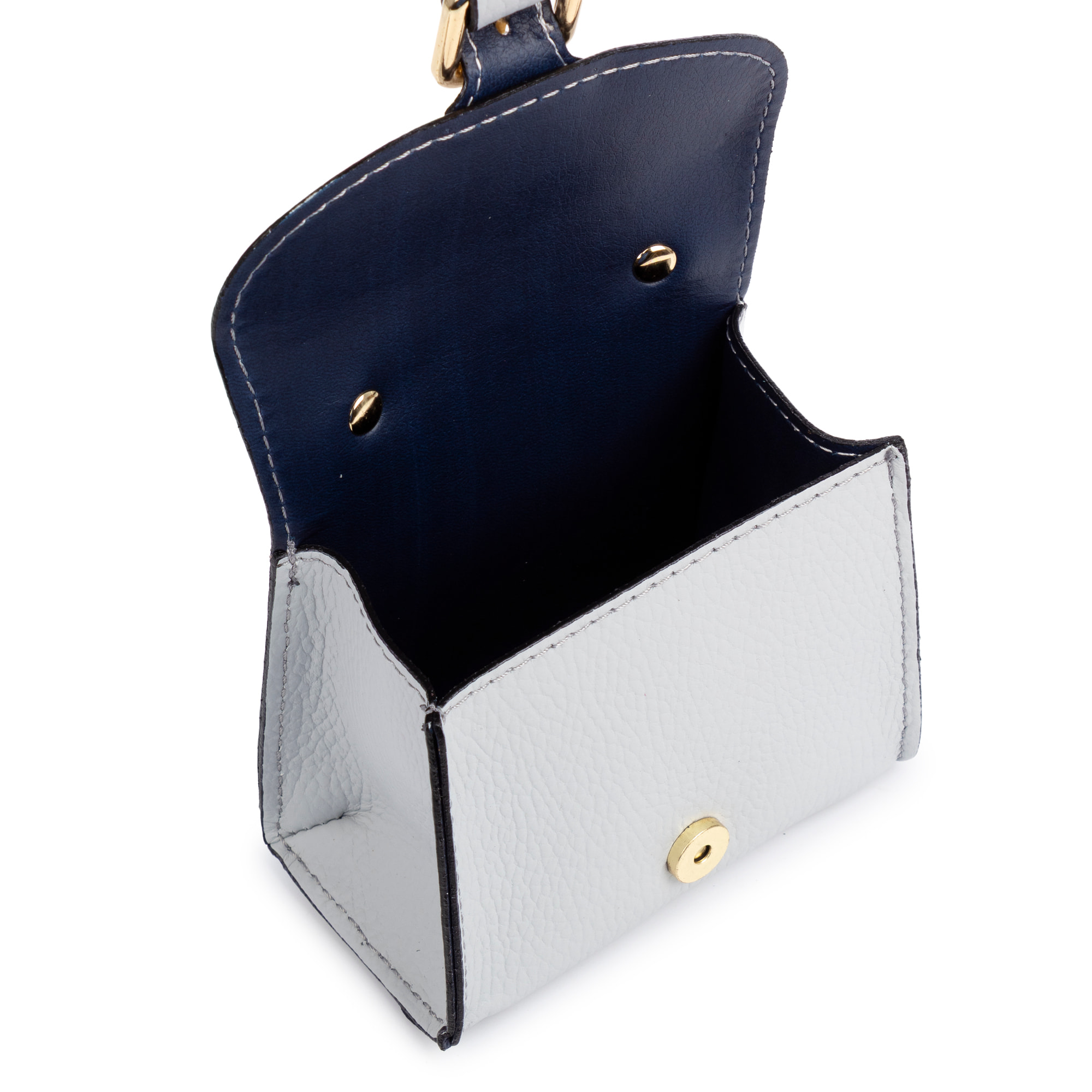 Annicco mini bolso de mano y bandolera mujer. Piel auténtica acabado Dollaro.