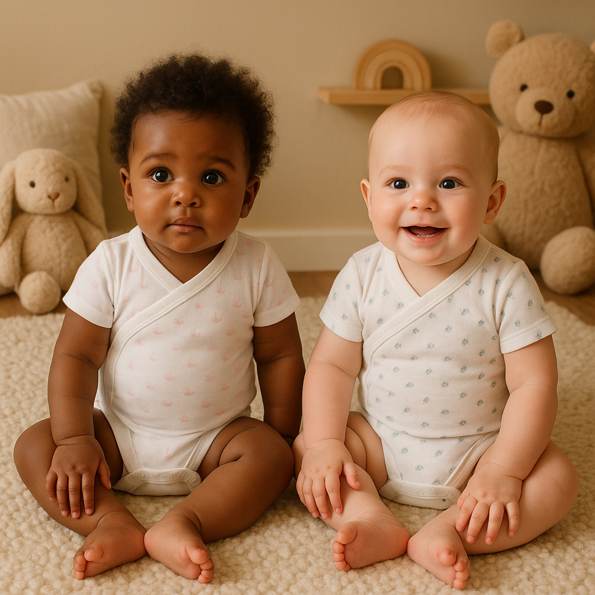 Pack 4 Body Cruzado Manga Corta