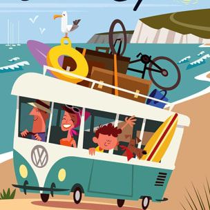 Tableau road trip sur la côte d'opale Tableau plexiglas