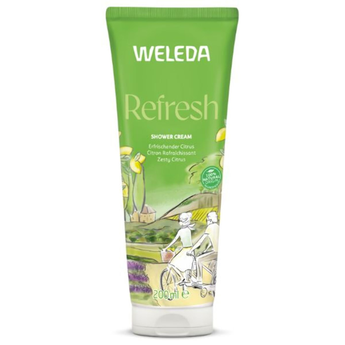 WELEDA - Crème de Douche Refresh Citron Rafraîchissant - 200 ml