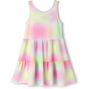 Vestido Volantes Tie Dye