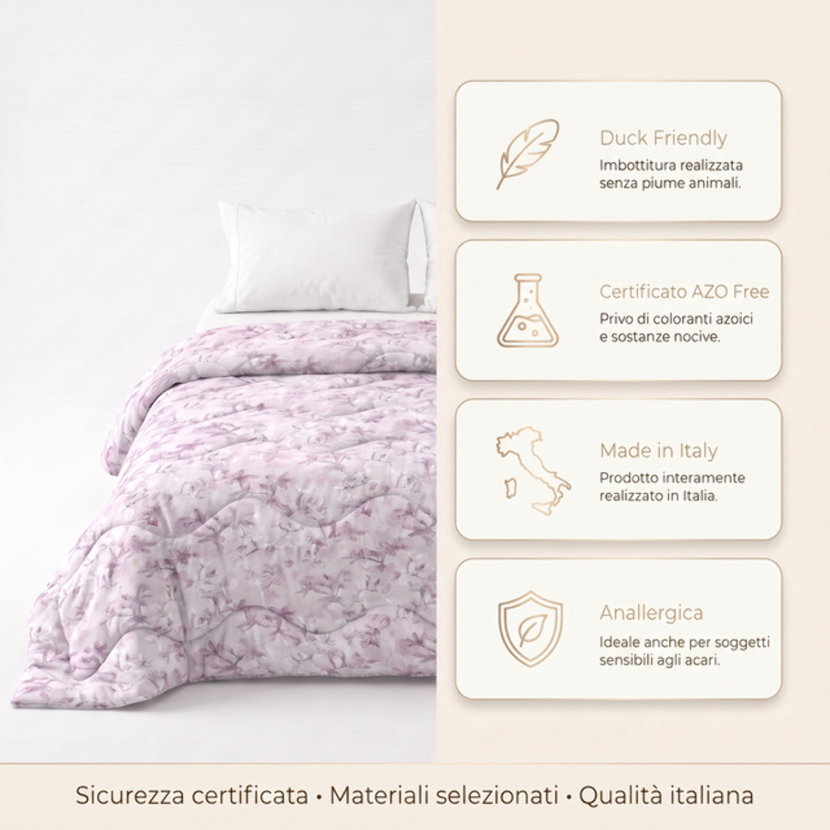 Trapunta invernale in microfibra - DIS.07