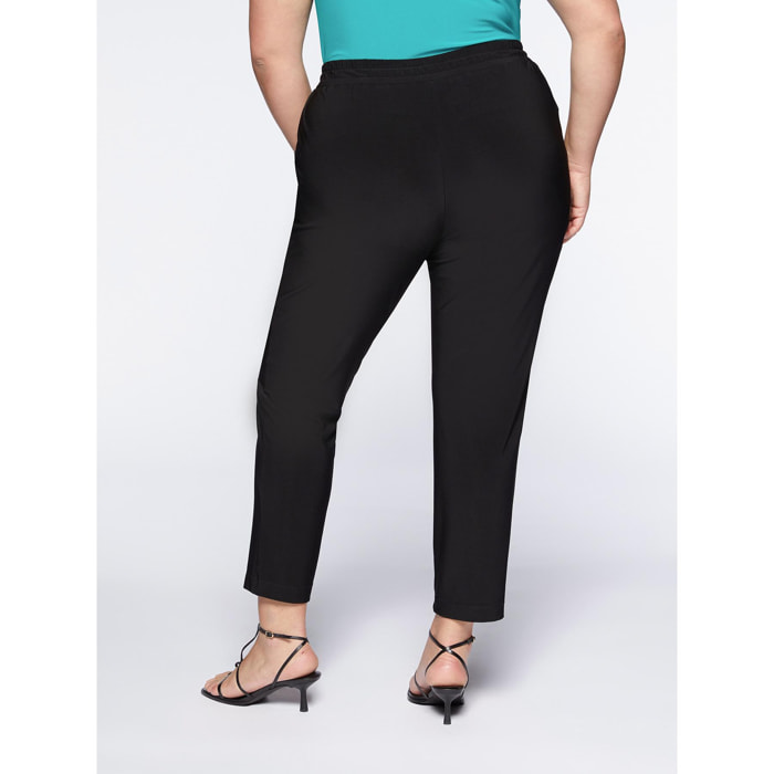 Fiorella Rubino - Pantaloni joggers in jersey - Nero