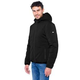 Chaqueta Hot Buttered Andaz acolchada con capucha Negro