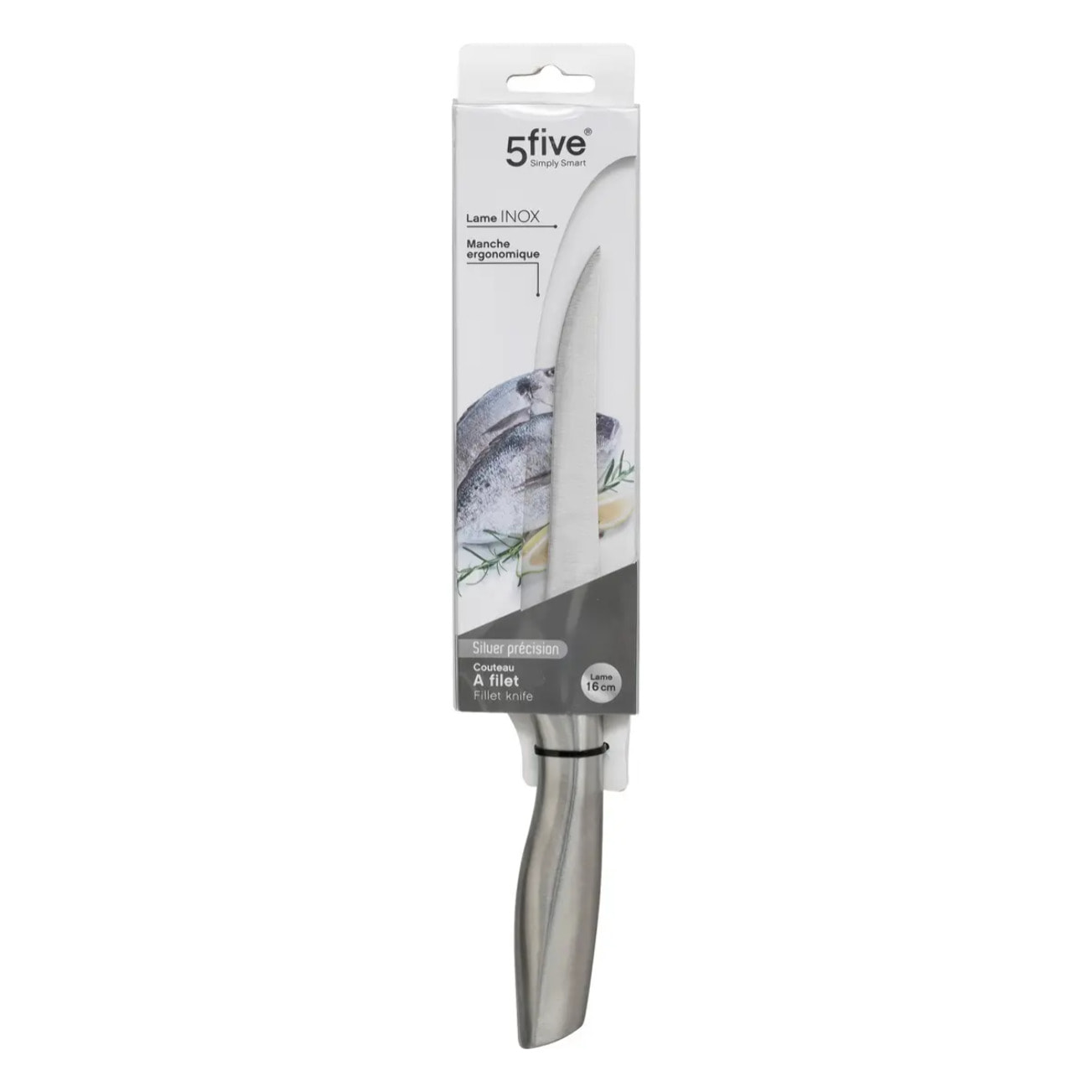 Couteau à filet en inox forgé "Silver Précision"