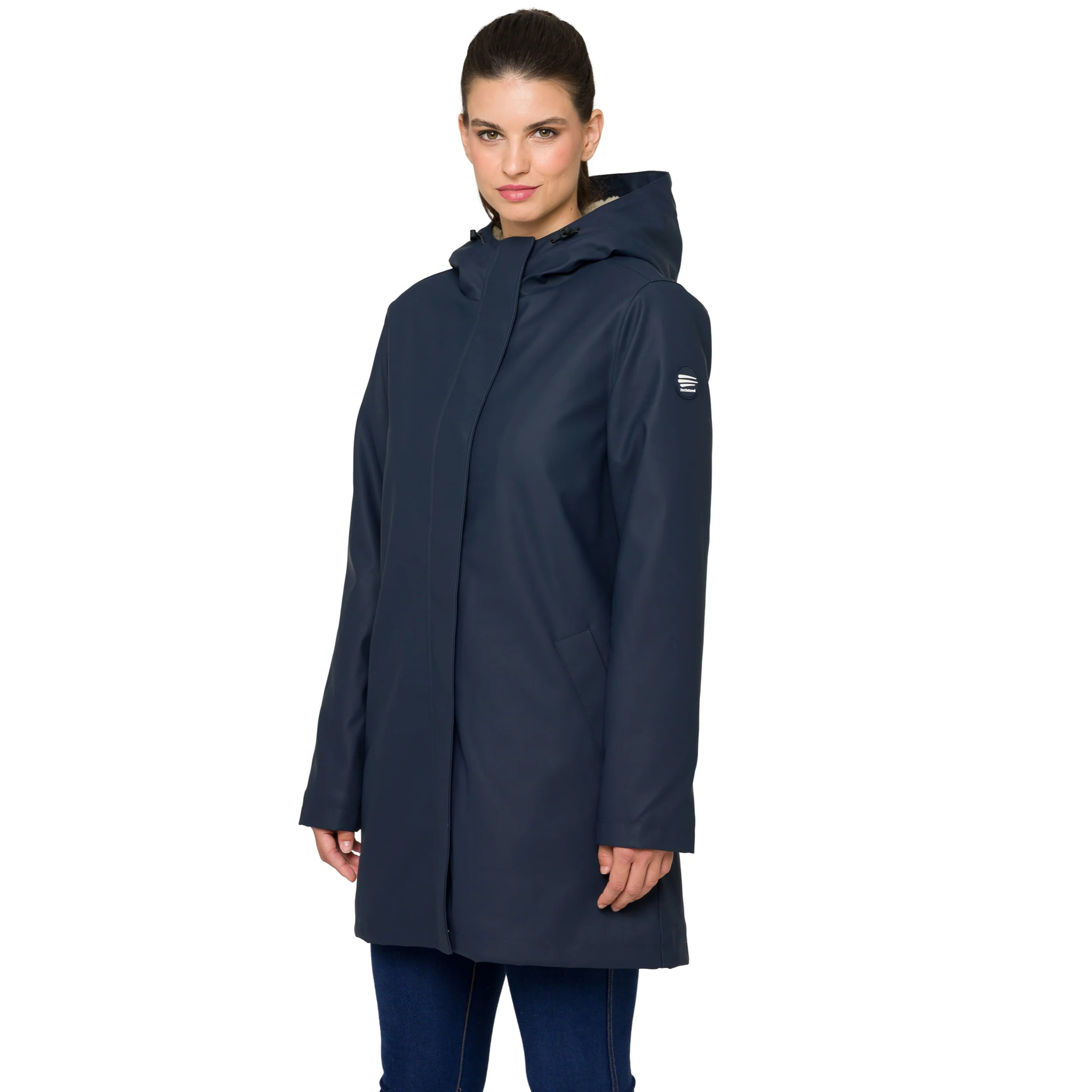 Parka YASMINE imbottito impermeabile blu navy