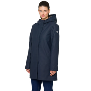Parka YASMINE imbottito impermeabile blu navy