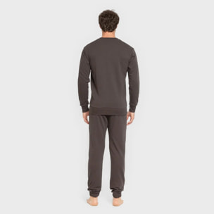 Pantalón largo básico deportivo gris marengo
