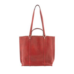 Borsa a spalla  unisex In Vera pelle Made in Italy 36x10x35 cm